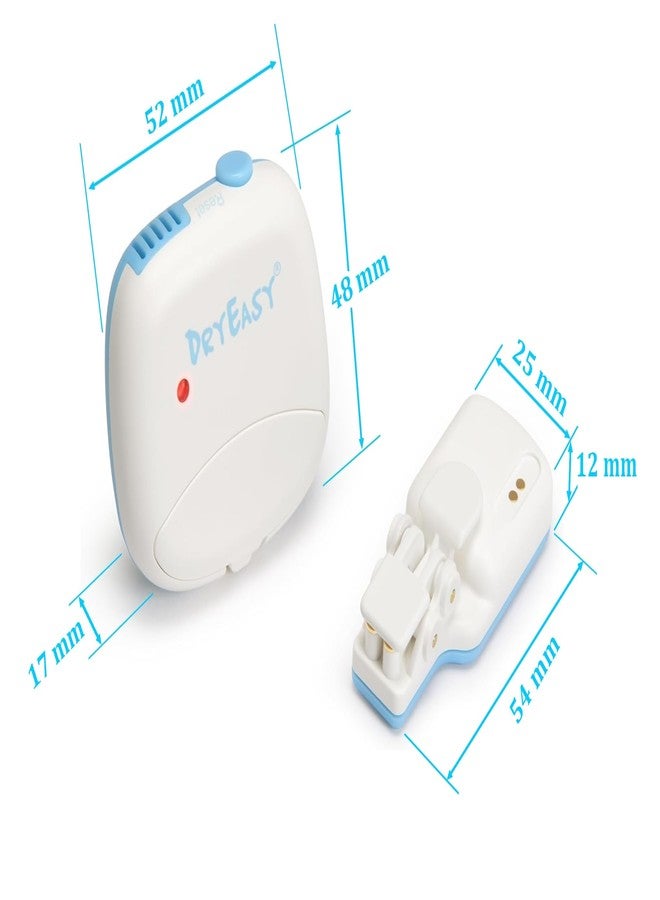 DryEasy Pro Wireless Bedwetting Alarm with New Improved Sensor, 6 Selectable Sounds, Volume Control, Strong Vibration and Compact Design for Overcoming Bedwetting - Image 3